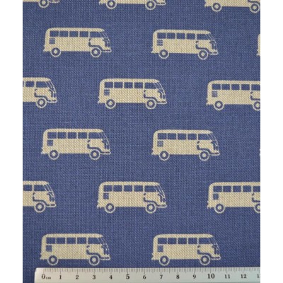 52216 NUEVA YORK LONETA PANAMA ESTAMPADO (02) 1.40 M. ALGODON 80%-POLIESTER 20% AZUL Venta en piezas de 7.00 M