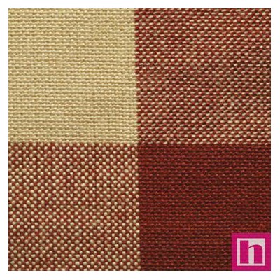 66112 PATCH. AMERICANO TRAMADO WILLSON (69) 110 CM. ALGODON 100% GRANATE/CAMEL Venta en piezas de 7.00 M