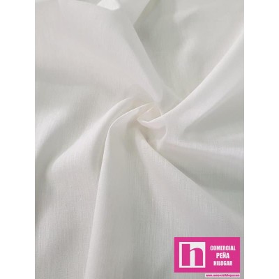 66147 SEMIHILO LISO MELIANA 36X21 - 135 GR/M2 - 1.50 M. LINO 55%-ALGODON 45%  NATURAL Venta en piezas de 7.00 M