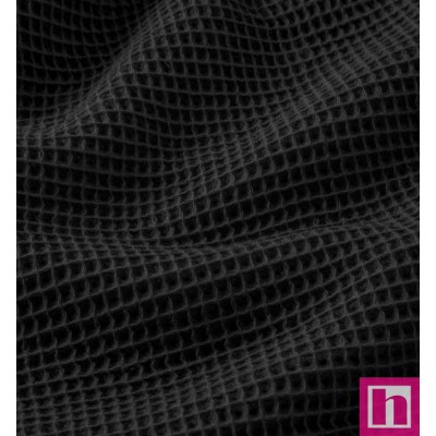 67233 NIDO DE ABEJA CARLO (24) 150 CM. 230 GR/M2. ALGODON 100% NEGRO Venta en piezas de 7.00 M