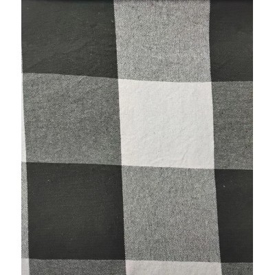 67683 TEJIDO TRAMADO DOMINIQUE (04) 150 CM. ALGODON 100% NATURAL/VERDE Venta en piezas de 7.00 M