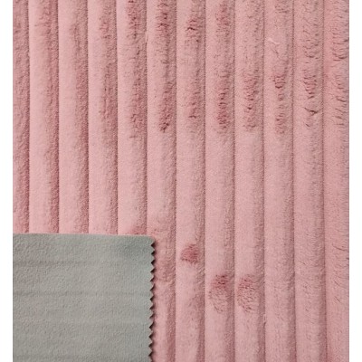 67687 PELO FORRADO HANNIBAL (03) 150 CM. 520 GR/M2  POLIESTER 100% ROSA Venta en piezas de 7.00 M