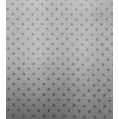 67772 POPELIN ESTAMPADO NATHAN (01) 1.47 M. 160 GR/M2. POLIESTER 100% BLANCO/MENTA Venta en piezas de 6.00 M