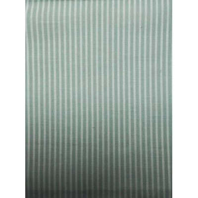 67773 POPELIN ESTAMPADO NATHAN (02) 1.47 M. 160 GR/M2. POLIESTER 100% BLANCO/MENTA Venta en piezas de 6.00 M