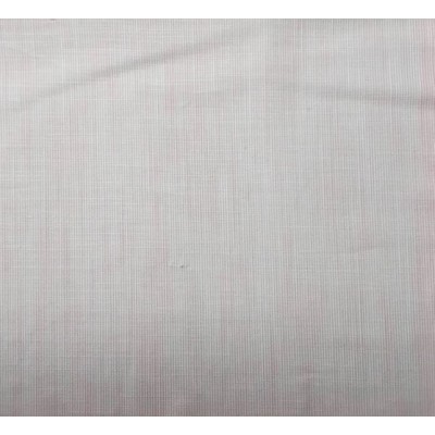 67806 TEJIDO TRAMADO TREVISO (04) 1.50 M. 110 GR/M2. ALGODON 100% BLANCO/ROSA Venta en piezas de 6.00 M