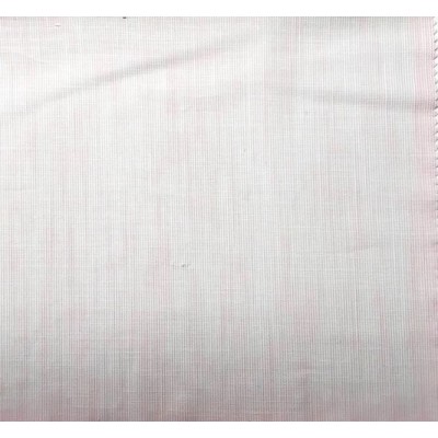 67808 TEJIDO TRAMADO TREVISO (06) 1.50 M. 110 GR/M2. ALGODON 100% BLANCO/ROSA Venta en piezas de 6.00 M