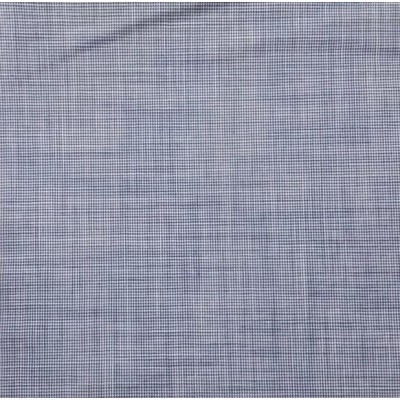 67811 TEJIDO TRAMADO TREVISO (09) 1.50 M. 110 GR/M2. ALGODON 100% BLANCO/AZUL Venta en piezas de 6.00 M