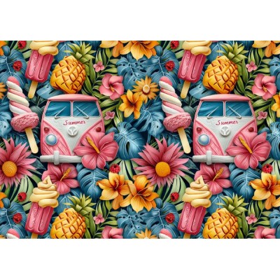 67946 PERCALE ESTAMPADO 3D PRESTON (01) 1.50 M. 115 GR/M2. ALGODON 100% MULTI Venta en piezas de 10.00 M