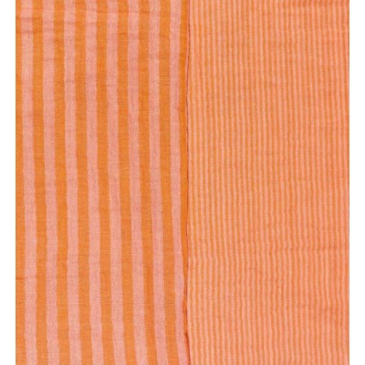 67972 DOBLE GASA TRAMADA HOLLIE (06) 125 CM. 125 GR/M2. ALGODON 100% MANDARINA Venta en piezas de 10.00 M