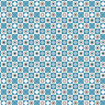 P133-17211-05 PATCH. AMERICANO BLUE MILL (03) 110 CM. ALGODON 100% CELESTE Venta en piezas de 6.80 M