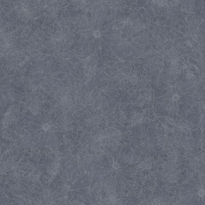 P17-MASQB11240-K PATCH. AMERICANO FINE LINE FLORAL 108 (09) 270 CM. ALGODON 100% CENIZA Venta en piezas de 7.00 M