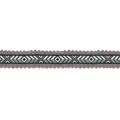 342413-0005 CINTA MADROÑO FANTASIA 25 MM. POLIESTER 100% GRIS Venta en piezas de 10.00 M