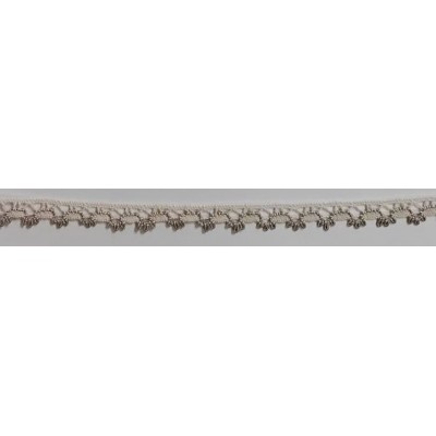 3480-H6 PUNTILLA BOLILLO EROS ALGODON 79%-VISCOSA 21% MARFIL/CAMEL Venta en piezas de 30.00 M