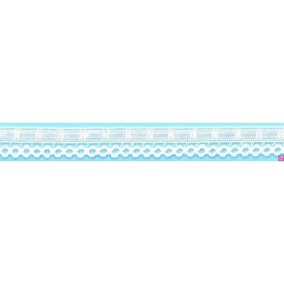 49811 KATIA PUNTILLA PASACINTAS BOLILLO CON CINTA ALGODON 75%-POLIESTER 25% BLANCO Venta en piezas de 20.00 M