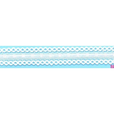 49812 KATIA GALON PASACINTAS BOLILLO CON CINTA ALGODON 75%-POLIESTER 25% BLANCO Venta en piezas de 20.00 M