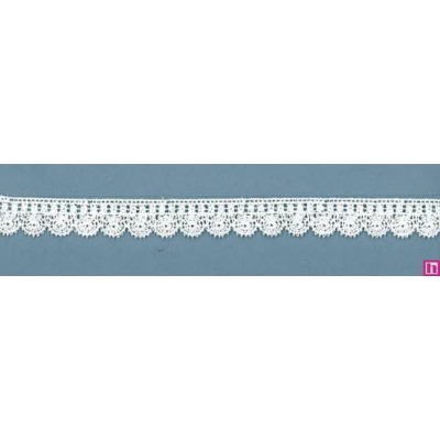 66429 PUNTILLA GUIPUR SIRENA 15 MM. POLIESTER 100% BLANCO Venta en piezas de 13.80 M