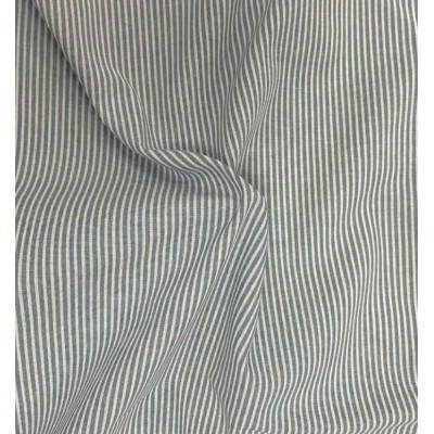 68002 TRAMADO RAYAS RAYCOB (02) 1.45 M. 135 GR/M2. ALGODON 100% AZUL Venta en piezas de 10.00 M