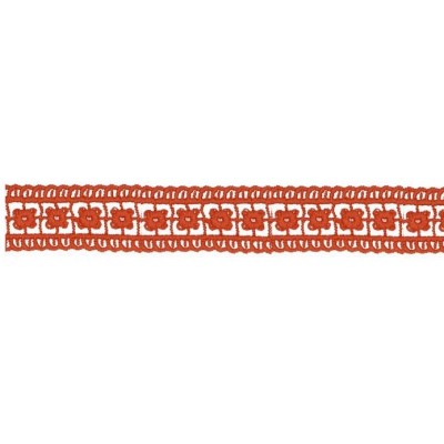 908217-0008 ENTREDOS GUIPUR ZELMAR 20MM. POLIESTER 100% NARANJA Venta en piezas de 9.10 M