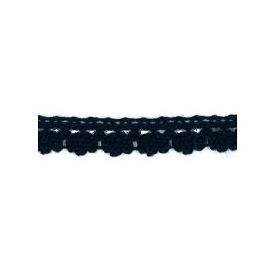 9706-22 PUNTILLA BOLILLO DIEGO 12 MM. ALGODON 100% MARINO Venta en piezas de 25.00 M