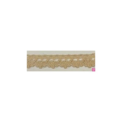 9706-3 PUNTILLA BOLILLO DIEGO 12 MM. ALGODON 100% BEIG Venta en piezas de 25.00 M