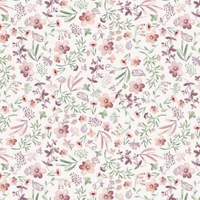 P133-15046-07 PATCH. AMERICANO SWEET MEADOW (04) 110 CM. ALGODON 100% BLANCO Venta en piezas de 6.80 M