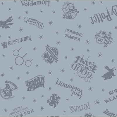 P133-15224-11 PATCH. AMERICANO HARRY POTTER 2ND ED. (06) 110 CM. ALGODON 100% GRIS Venta en piezas de 6.80 M