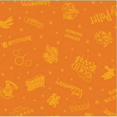 P133-15224-33 PATCH. AMERICANO HARRY POTTER 2ND ED. (08) 110 CM. ALGODON 100% MANDARINA Venta en piezas de 6.80 M