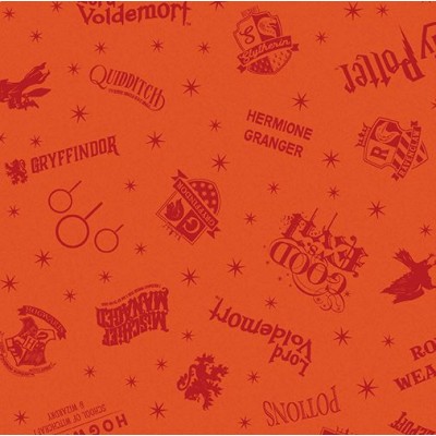 P133-15224-36 PATCH. AMERICANO HARRY POTTER 2ND ED. (09) 110 CM. ALGODON 100% NARANJA Venta en piezas de 6.80 M