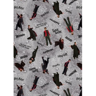 P133-15265-11 PATCH. AMERICANO HARRY POTTER 2ND ED. (04) 110 CM. ALGODON 100% GRIS Venta en piezas de 6.80 M