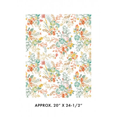 P133-16807-09 PATCH. AMERICANO MONTGOMERY: MOUNTAIN CHARM (05) 110 CM. ALGODON 100% BLANCO Venta en piezas de 6.80 M