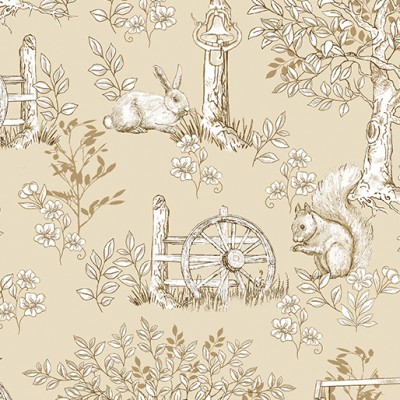 P133-16809-72 PATCH. AMERICANO MONTGOMERY: MOUNTAIN CHARM (06) 110 CM. ALGODON 100% BEIG Venta en piezas de 6.80 M