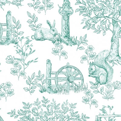 P133-16809-90 PATCH. AMERICANO MONTGOMERY: MOUNTAIN CHARM (20) 110 CM. ALGODON 100% BLANCO/VERDE Venta en piezas de 6.80 M