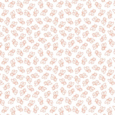 P133-16812-91 PATCH. AMERICANO MONTGOMERY: MOUNTAIN CHARM (16) 110 CM. ALGODON 100% BLANCO/MELOCOTON Venta en piezas de 6.80 M
