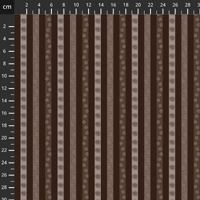 P137-4505-321 PATCH.AMERICANO CUP CAKE QUILT (07) 110 CM. ALGODON 100% MARRON Venta en piezas de 6.00 M