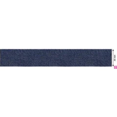 814223-25-20 CINTA VAQUERA MAKENA 25 MM. POLIESTER 100% DENIM MARINO Venta en piezas de 26.70 M