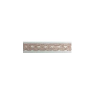 9627-900 PUNTILLA BOLILLO CASSIA 10 MM. POLIESTER 100% NUDE Venta en piezas de 25.00 M