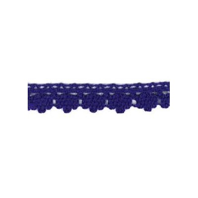 9706-17 PUNTILLA BOLILLO DIEGO 12 MM. ALGODON 100% MORADO Venta en piezas de 25.00 M