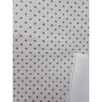 68031 TEJIDO ESTAMPADO SESAMO (94) 150 CM. 145 GR/M2. ALGODON 100% NATURAL/MORADO Venta en piezas de 10.00 M