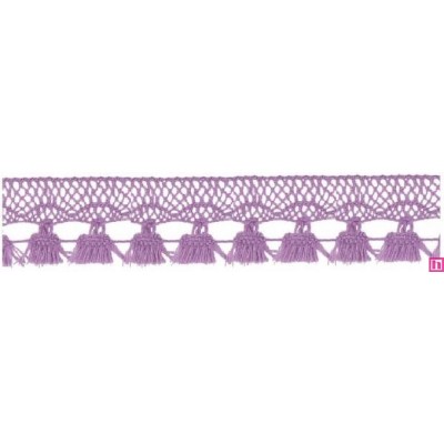 727388-021 FLECO BOLILLO SHAIRA 30 MM. POLIESTER 100% LILA Venta en piezas de 25.00 M
