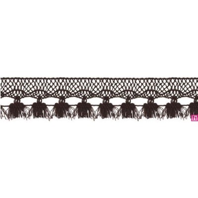 727388-025 FLECO BOLILLO SHAIRA 30 MM. POLIESTER 100% MARRON Venta en piezas de 25.00 M