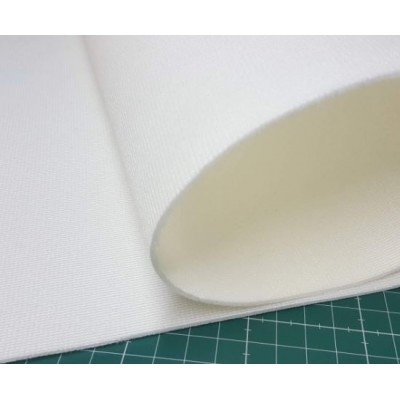 37887 KETEN FOAMIZADO LISO 1.50 MTS. - 240 GR/M2 - POLIESTER 100% BLANCO Venta en piezas de 25.00 M