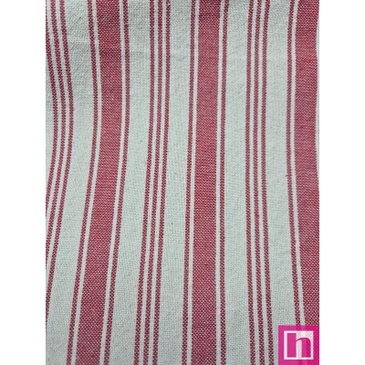 68063 TEJIDO TRAMADO NOREL (24) 150 CM.  ALGODON 100% ROJO Venta en piezas de 7.00 M