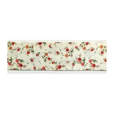 941317-40-1 CINTA ESTAMPADA DOBLE CARA KAILE 40 MM. POLIESTER 100% MARFIL Venta en piezas de 22.80 M