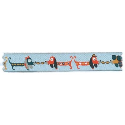 9478-16-4 TAPACOSTURAS PERRO SALCHICHA 16 MM POLIESTER 100% COL. 4 Venta en piezas de 15.00 M