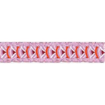9569-24-2 TAPACOSTURAS ETNICO 24 MM. POLIESTER 100% LILA Venta en piezas de 15.00 M