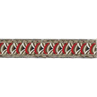 9569-24-4 TAPACOSTURAS ETNICO 24 MM. POLIESTER 100% CAMEL Venta en piezas de 15.00 M