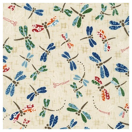 P135-SB-83033D1-2 PATCH. AMERICANO KASURI SEVENBERRY (07) 110 CM. ALGODON 100% NATURAL Venta en piezas de 7.00 M