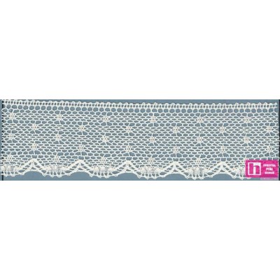58264 LEORA PUNTILLA BOLILLO 45 MM. ALGODON 100% BEIG Venta en piezas de 30.00 M