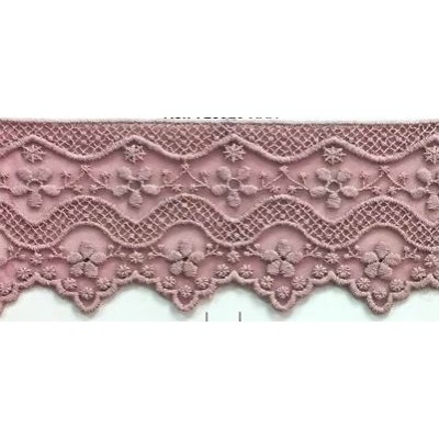 725326-055 PUNTILLA TUL BORDADO BIANCA 70 MM POLIAMIDA 50%-ALGODON 50% MAQUILLAJE Venta en piezas de 13.70 M