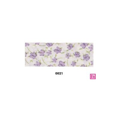 814218-25-0021 CINTA DOBLE ESTAMPADA TIZZIANA 25 MM POLIESTER 100% LILA Venta en piezas de 22.80 M